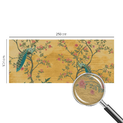 Papel de parede para quarto Árvores de pavão