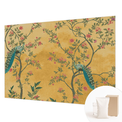 Papel de parede para quarto Árvores de pavão
