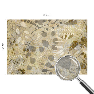 Papel de parede decorativo Folhas de galho