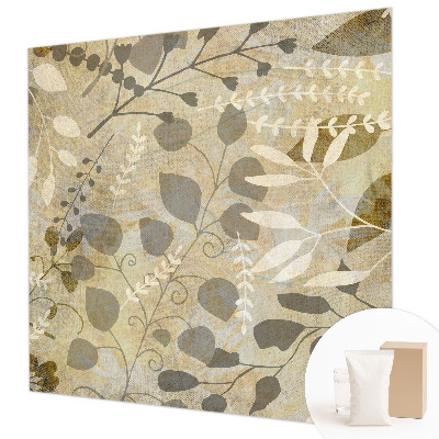 Papel de parede decorativo Folhas de galho