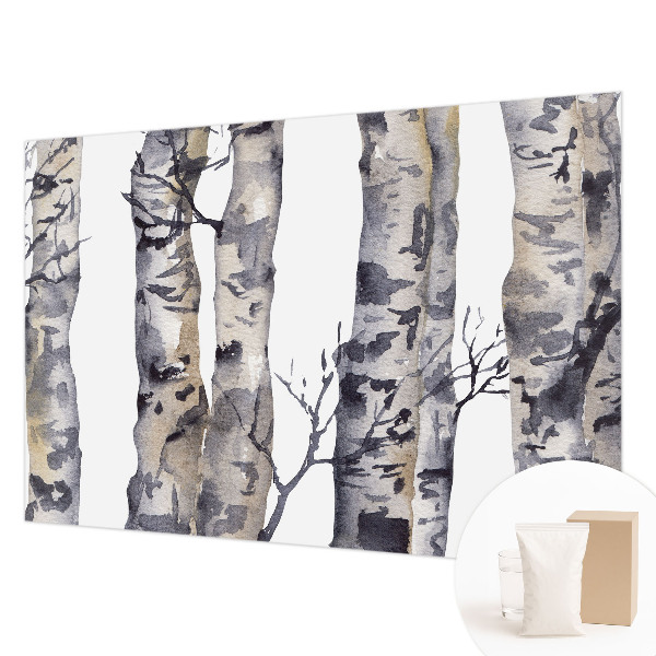 Mural fotográfico floresta de álamos