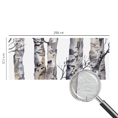 Mural fotográfico floresta de álamos