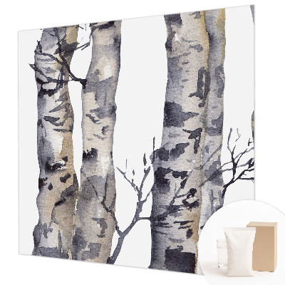 Mural fotográfico floresta de álamos