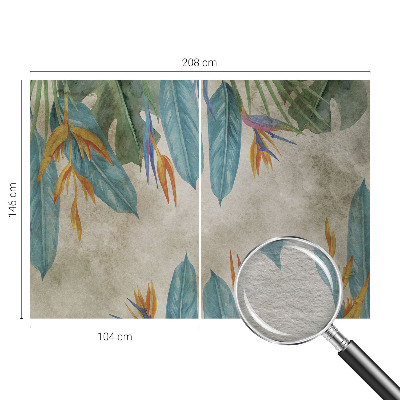 Papel de parede Flores tropicais