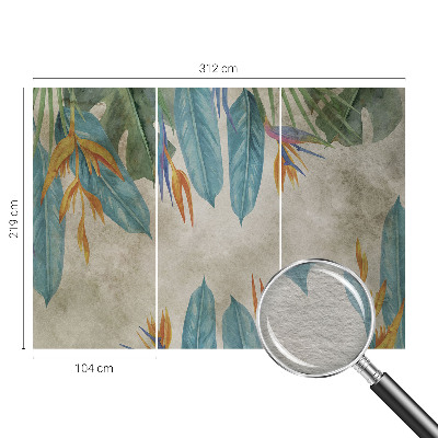 Papel de parede Flores tropicais