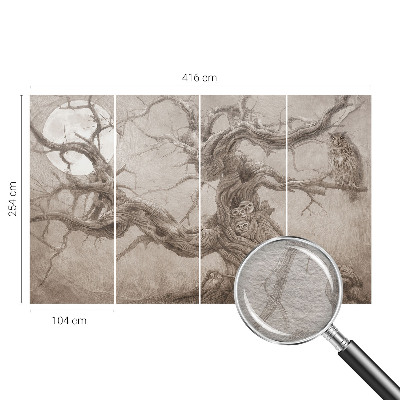 Mural de parede Pássaros noturnos