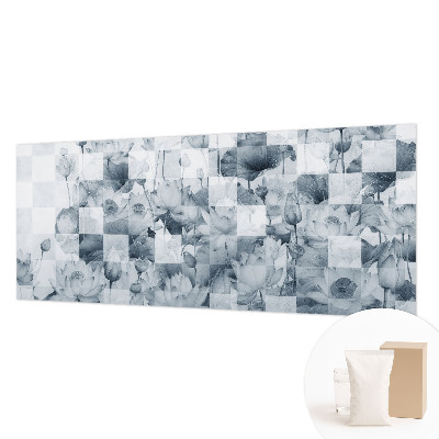 Mural de fotos na parede flores de lótus