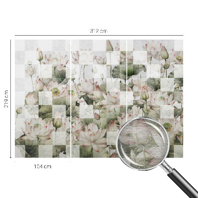 Fotomural Padrões de lótus