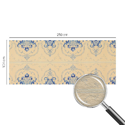 Papel de parede decorativo Enfeites azuis