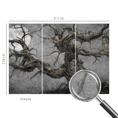 Papel de parede para quarto Coruja misteriosa
