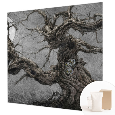 Papel de parede para quarto Coruja misteriosa
