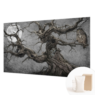 Papel de parede para quarto Coruja misteriosa