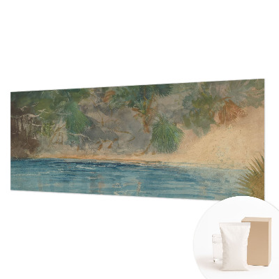 Papel de parede para sala Costa tropical