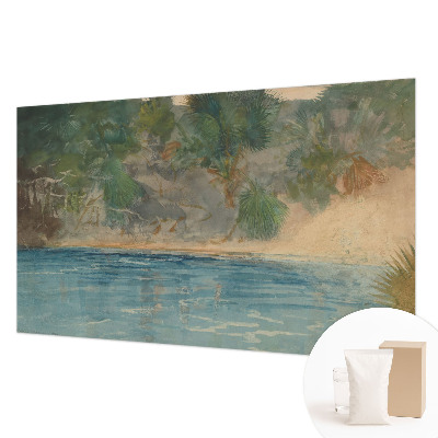 Papel de parede para sala Costa tropical