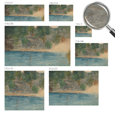 Papel de parede para sala Costa tropical