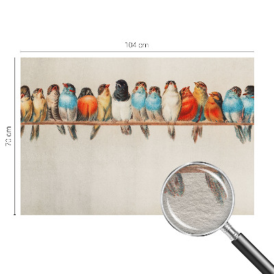 Mural de parede Pássaros em um galho