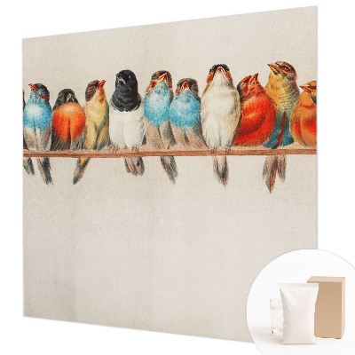 Mural de parede Pássaros em um galho