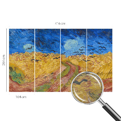 Papel de parede fotográfico Paisagem de campo