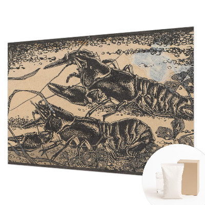 Mural de parede lagostins de água