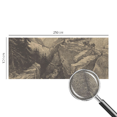 Mural de fotos na parede Montanhas pitorescas