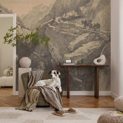 Mural de fotos na parede Montanhas pitorescas