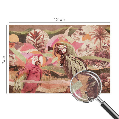 Papel de parede para quarto Pássaros tropicais