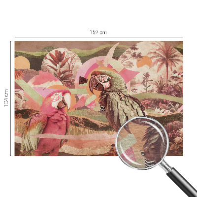 Papel de parede para quarto Pássaros tropicais