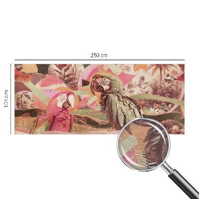 Papel de parede para quarto Pássaros tropicais