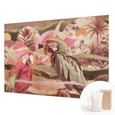 Papel de parede para quarto Pássaros tropicais