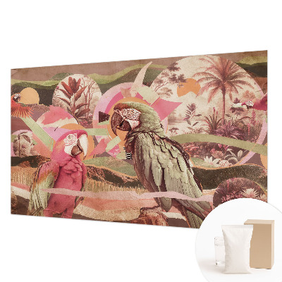 Papel de parede para quarto Pássaros tropicais