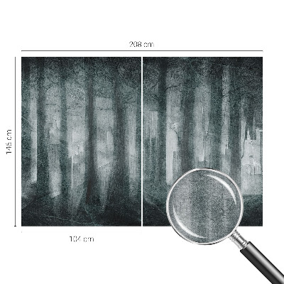 Papel de parede fotográfico Floresta misteriosa