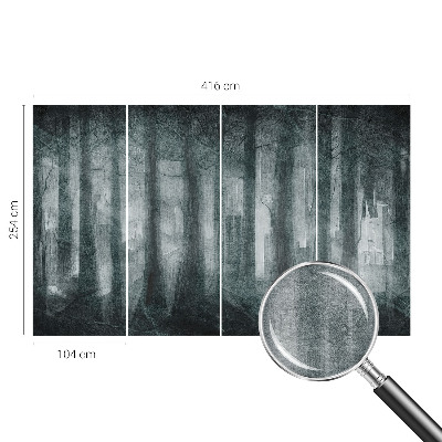 Papel de parede fotográfico Floresta misteriosa