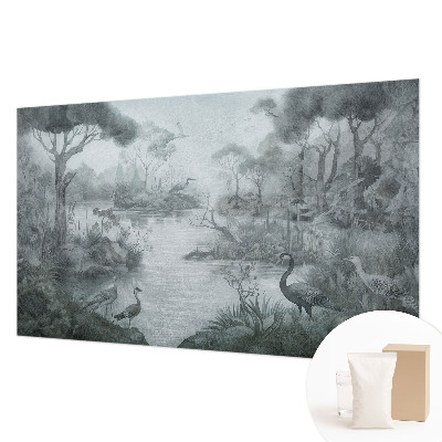 Papel de parede decorativo paisagem natural