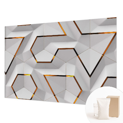 Papel de parede para sala Geometria moderna