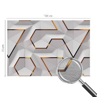 Papel de parede para sala Geometria moderna
