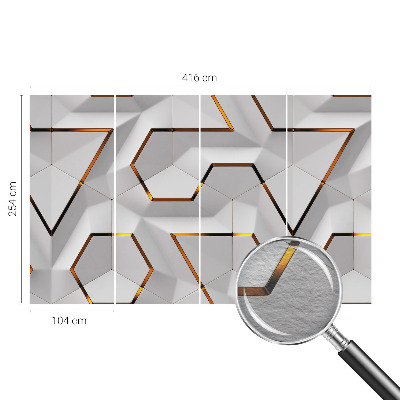 Papel de parede para sala Geometria moderna