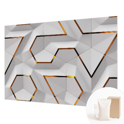 Papel de parede para sala Geometria moderna