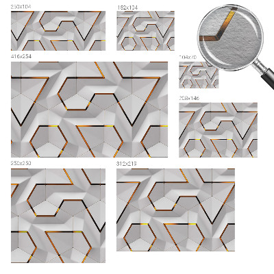 Papel de parede para sala Geometria moderna