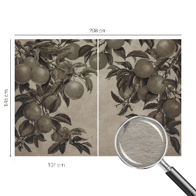 Papel de parede Padrão de frutas