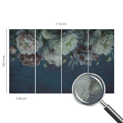 Papel de parede para sala Elegância floral