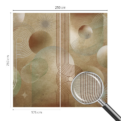 Mural de fotos na parede Padrão geométrico