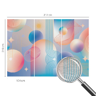 Papel de parede fotográfico Abstração colorida