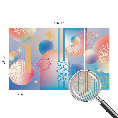 Papel de parede fotográfico Abstração colorida