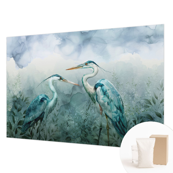 Papel de parede para sala Aves da natureza