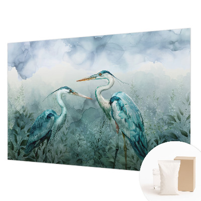 Papel de parede para sala Aves da natureza