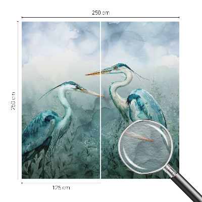 Papel de parede para sala Aves da natureza