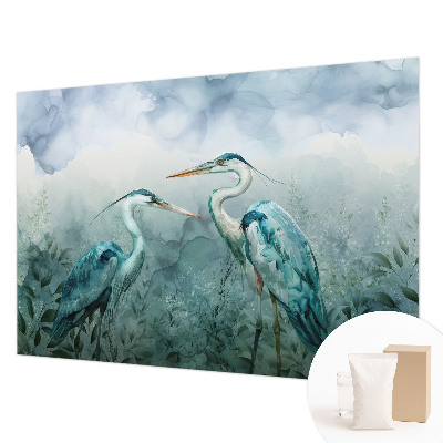 Papel de parede para sala Aves da natureza