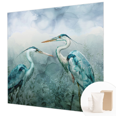 Papel de parede para sala Aves da natureza