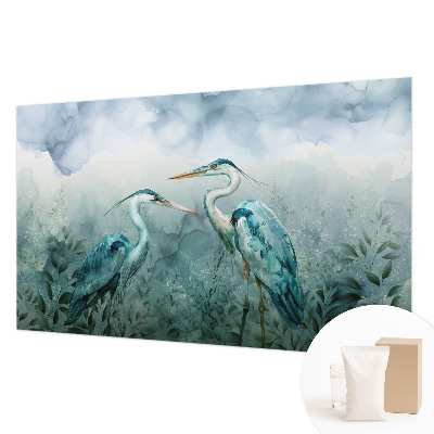 Papel de parede para sala Aves da natureza