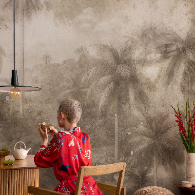 Papel de parede para quarto Paisagem exótica